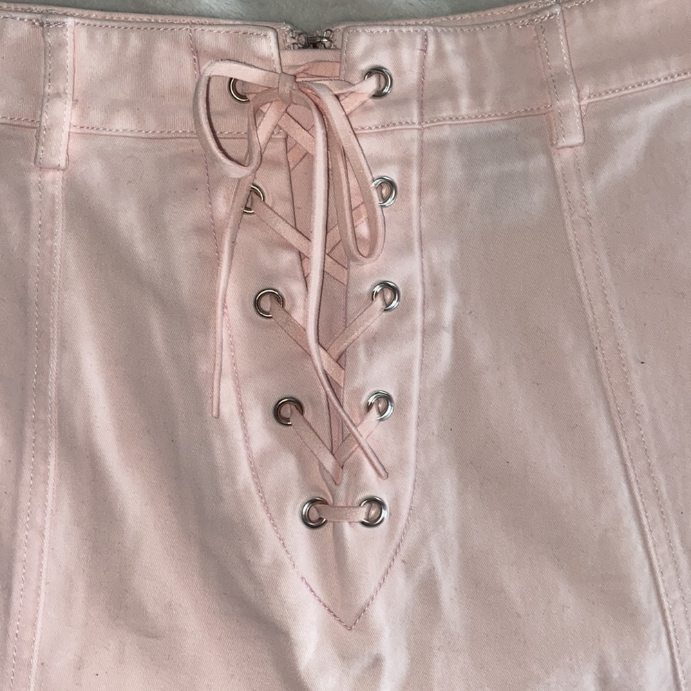 Forever 21 Baby Pink Mini Skirt - Picture 3 of 5